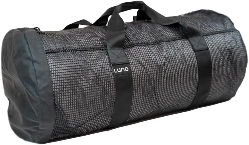 LUNO Mesh Gear Duffle Bag - XL 80L | Heavy-duty Material | Packable Design