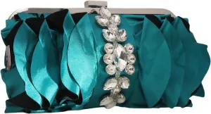 Luxury Evening Bag With Rhinestones Delicate Chain Flower Handbag Shoulder Purse For Elegant Soirees And Celebrations