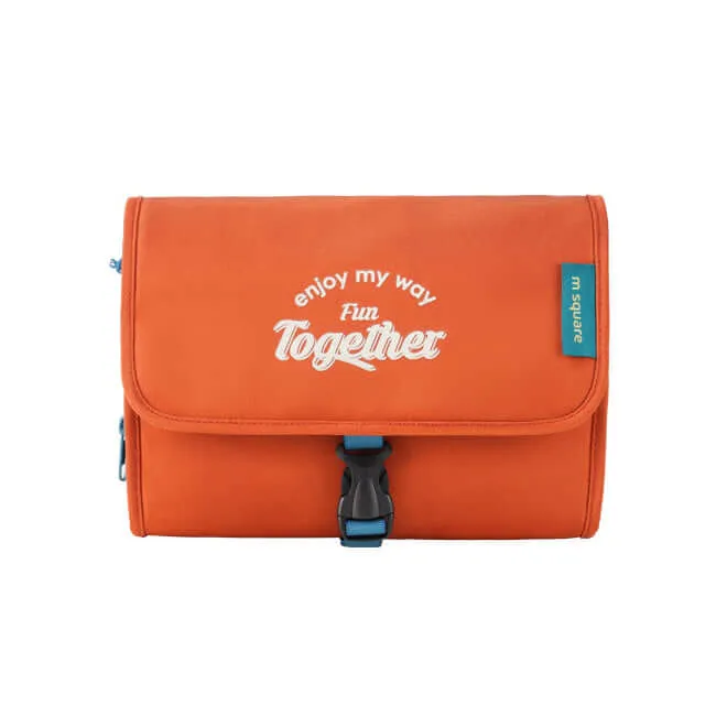 M Square Hanging Travel Toiletry Bag - Foldable Design