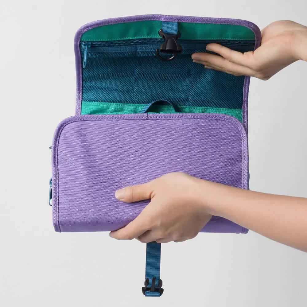 M Square Hanging Travel Toiletry Bag - Foldable Design