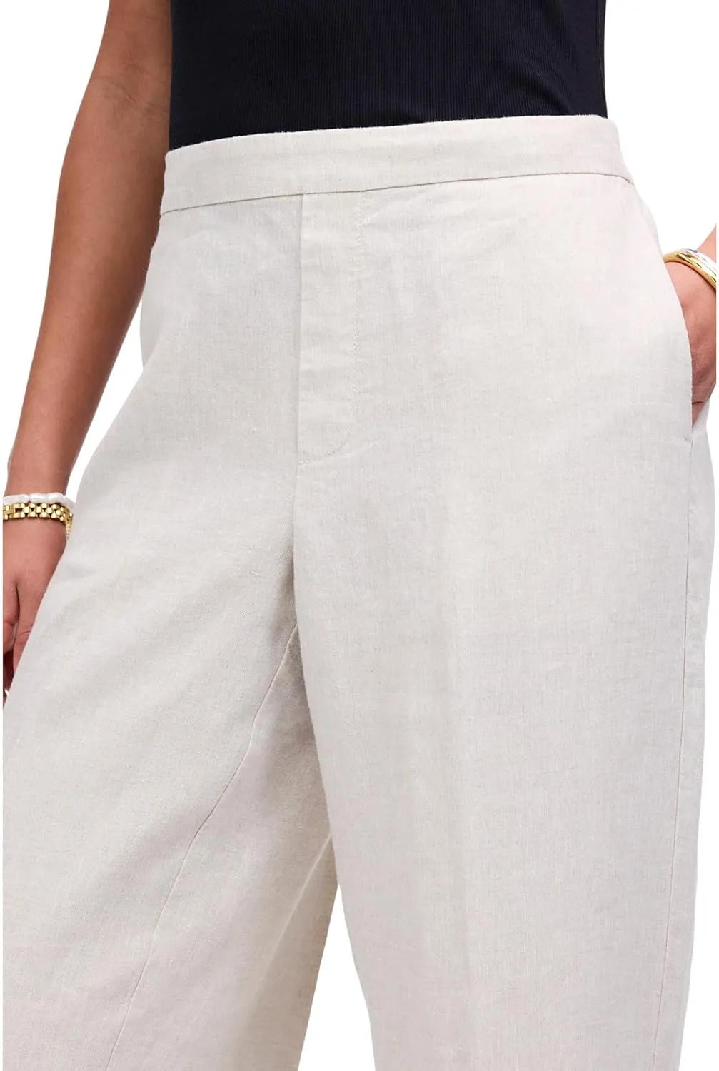 Madewell Women's Elastic Pull-on-Linen