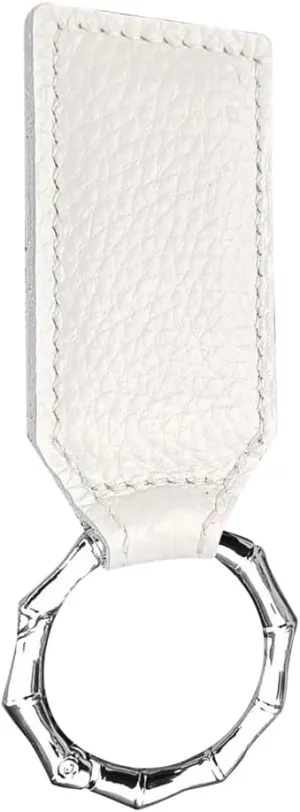 Magnetic Heavy Duty Handbag Holder - Magnetic Handbag Clip - Heavy Duty Magnetic Keychain - Ladies Fashion Bag Accessories (White)
