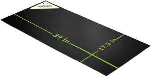 MATNIKS Rubber Sheet Roll, Heavy Duty, High-Grade 60A, Neoprene Black, 39x17.5-Inch by 1/16 ( /- 5%) for Plumbing, Work Bench, Gaskets DIY Material, Supports, Leveling, Sealing, Bumpers, Protection