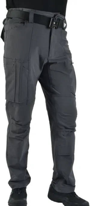 Men's 4 Way Stretch Outdoor Cargo Pants All Season with Multi Pocket Utility Work Pant
