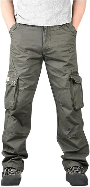 Mens Cargo Pants Outdoor Hiking Pants Men Casual Lightweight Joggers Work Pants Military Pants with Multi-Pocket