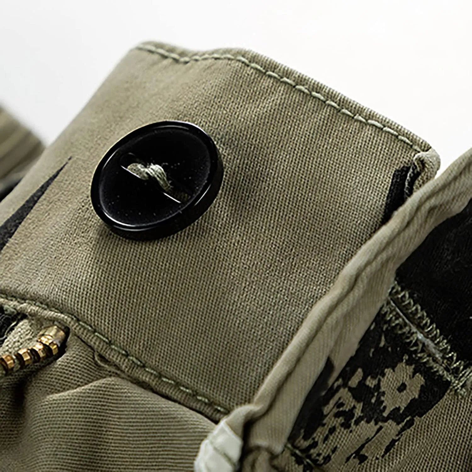 Mens Cargo Shorts Multi Pocket Relaxed Fit Work Shorts Camo Lightweight Hiking Shorts for Camping Hiking