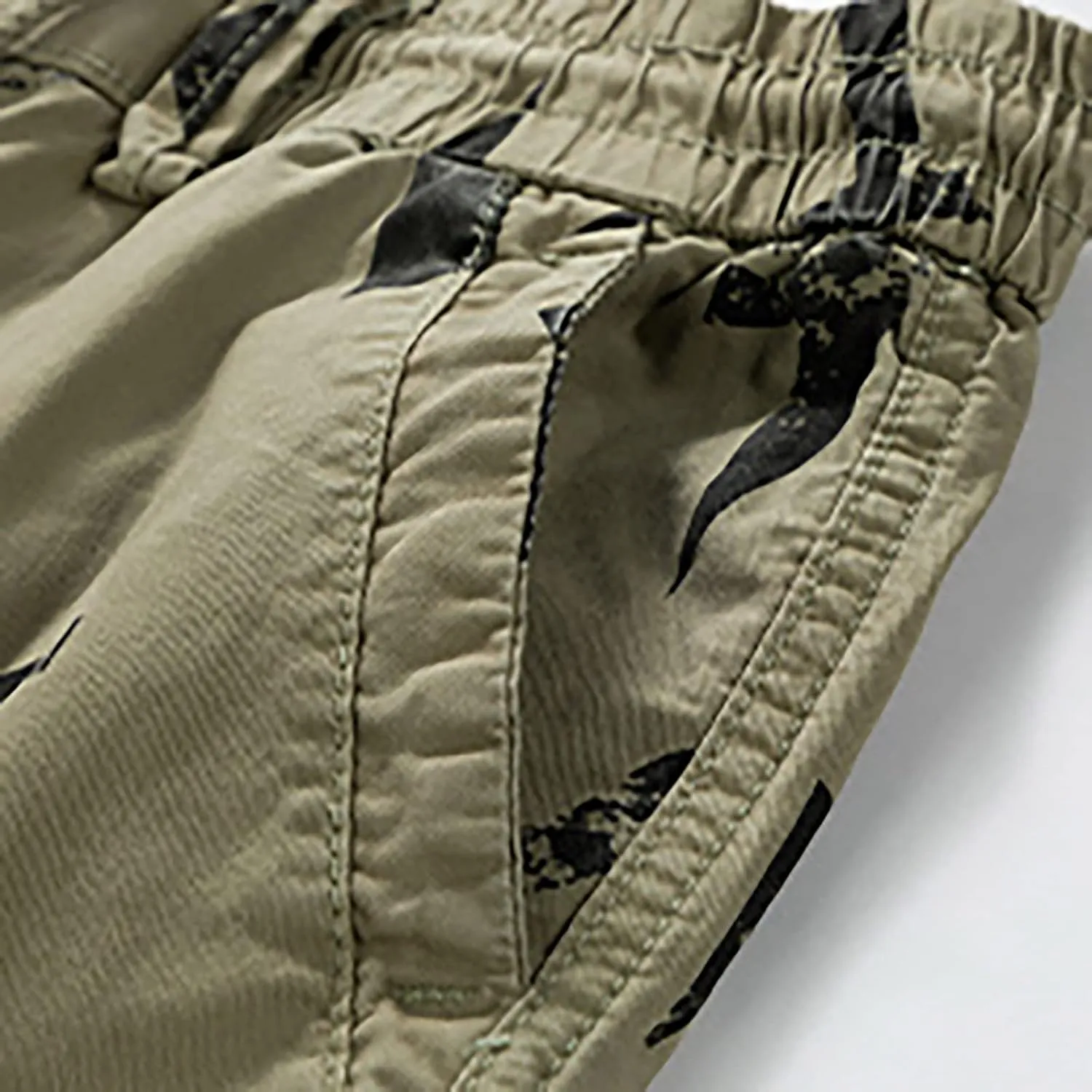 Mens Cargo Shorts Multi Pocket Relaxed Fit Work Shorts Camo Lightweight Hiking Shorts for Camping Hiking