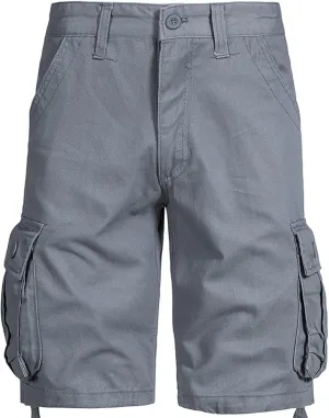 Men's Cargo Shorts Rugged Flex Relaxed Fit Cargo Shorts for Men Hiking Cargo Shorts with Multi Pockets
