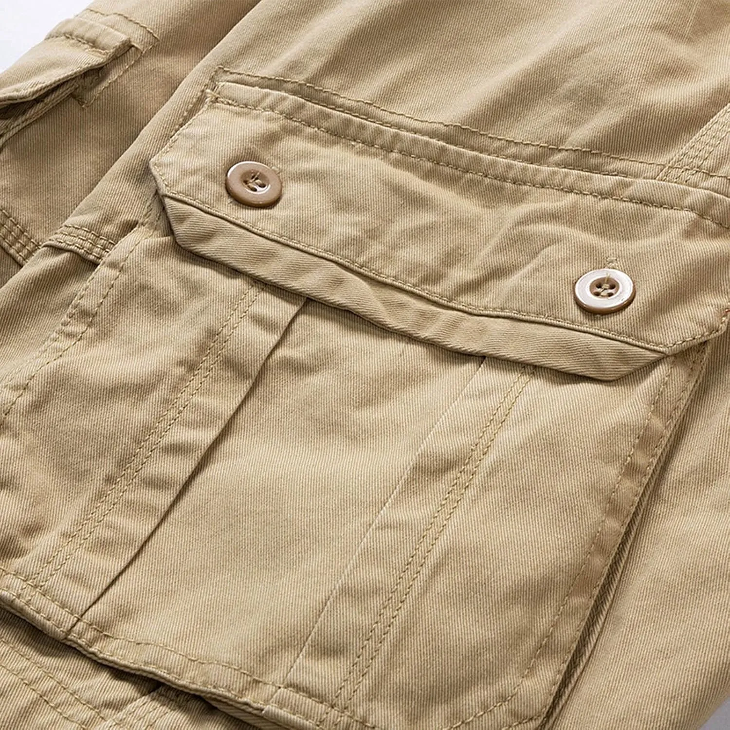 Men's Cargo Shorts Stretch Waist Multi Pocket Summer Tooling Shorts Relaxed Fit Work Utility Shorts Workout Shorts