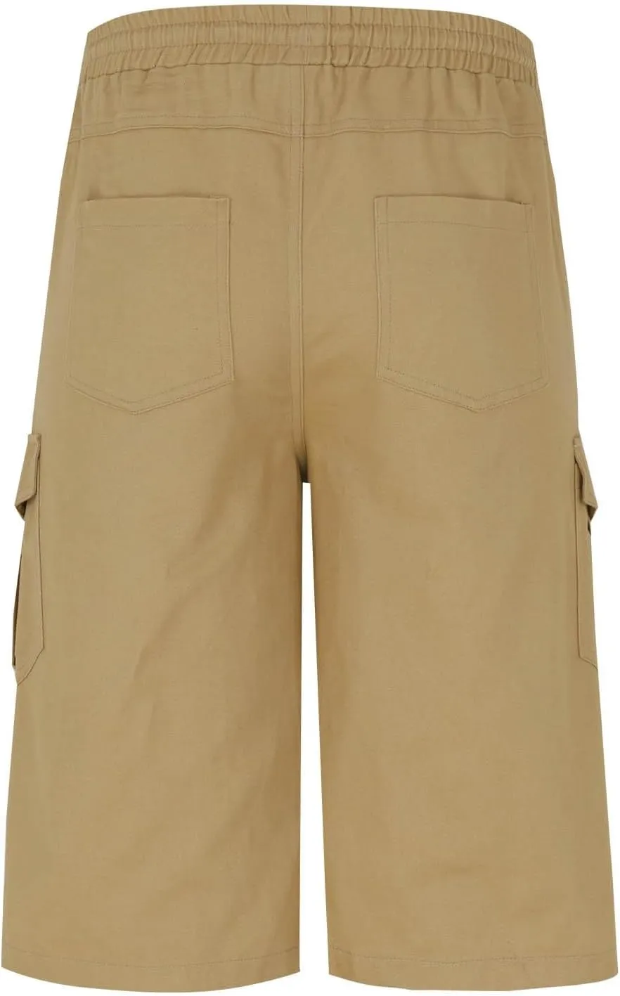 Men's Cargo Work Shorts - Rugged Multi-Pocket Bermuda Shorts Gym Activewear Utility Design for Outdoor & Casual Wear