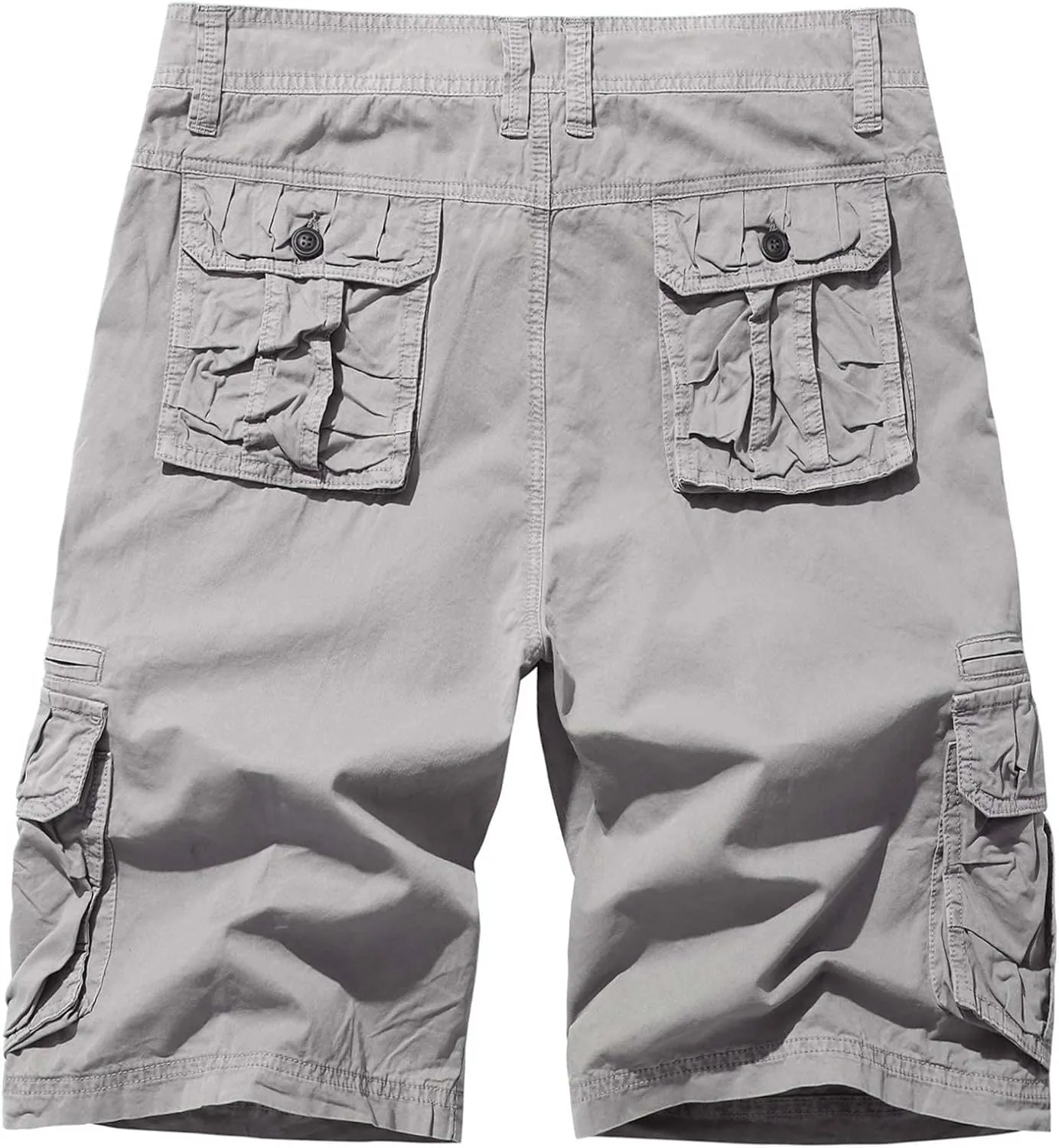 Mens Casual Shorts 7 Inch Inseam Stretch Multi Pocket Cargo Shorts Regular Fit Hiking Athletic Shorts Trendy Clothes