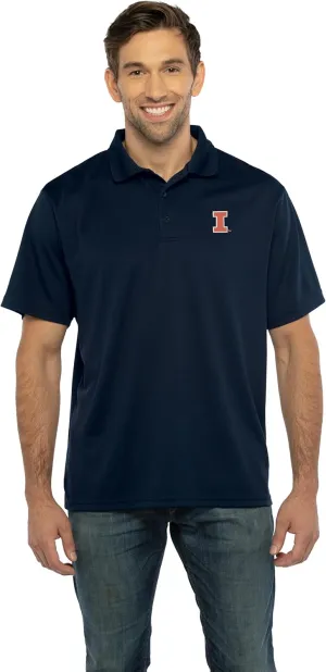 Men's Collegiate Polyester Mesh Team Icon Polo
