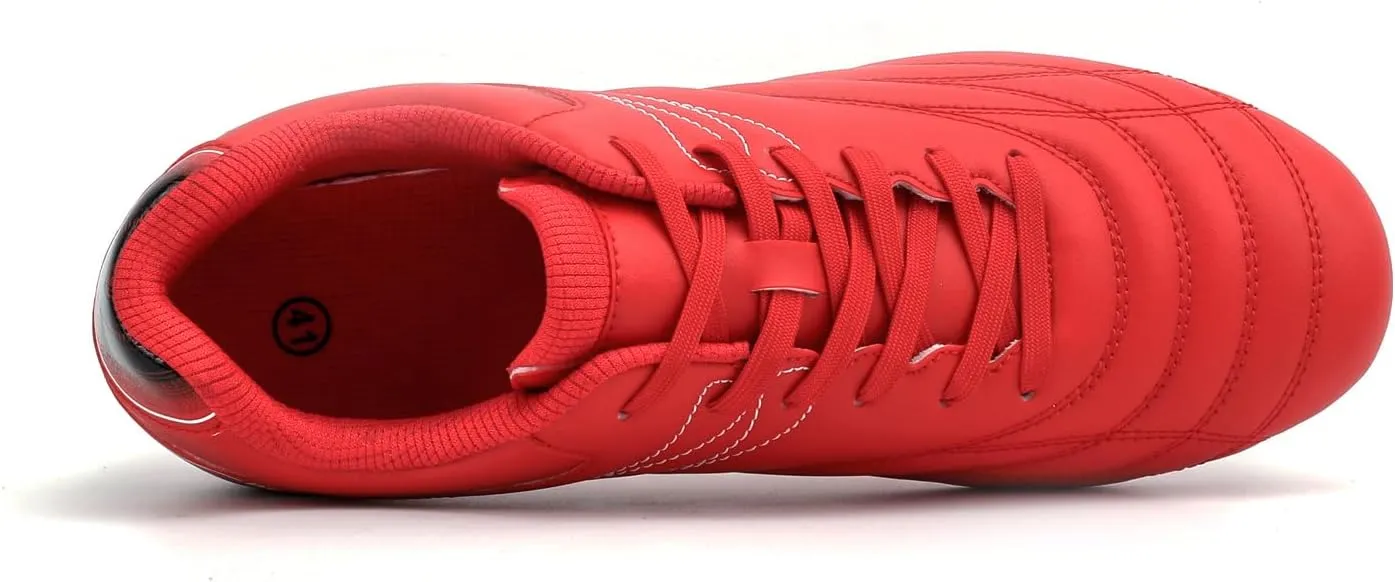 Men's Firm Ground Soccer Cleats Shoes Professional Breathable Outdoor Training Football Shoes