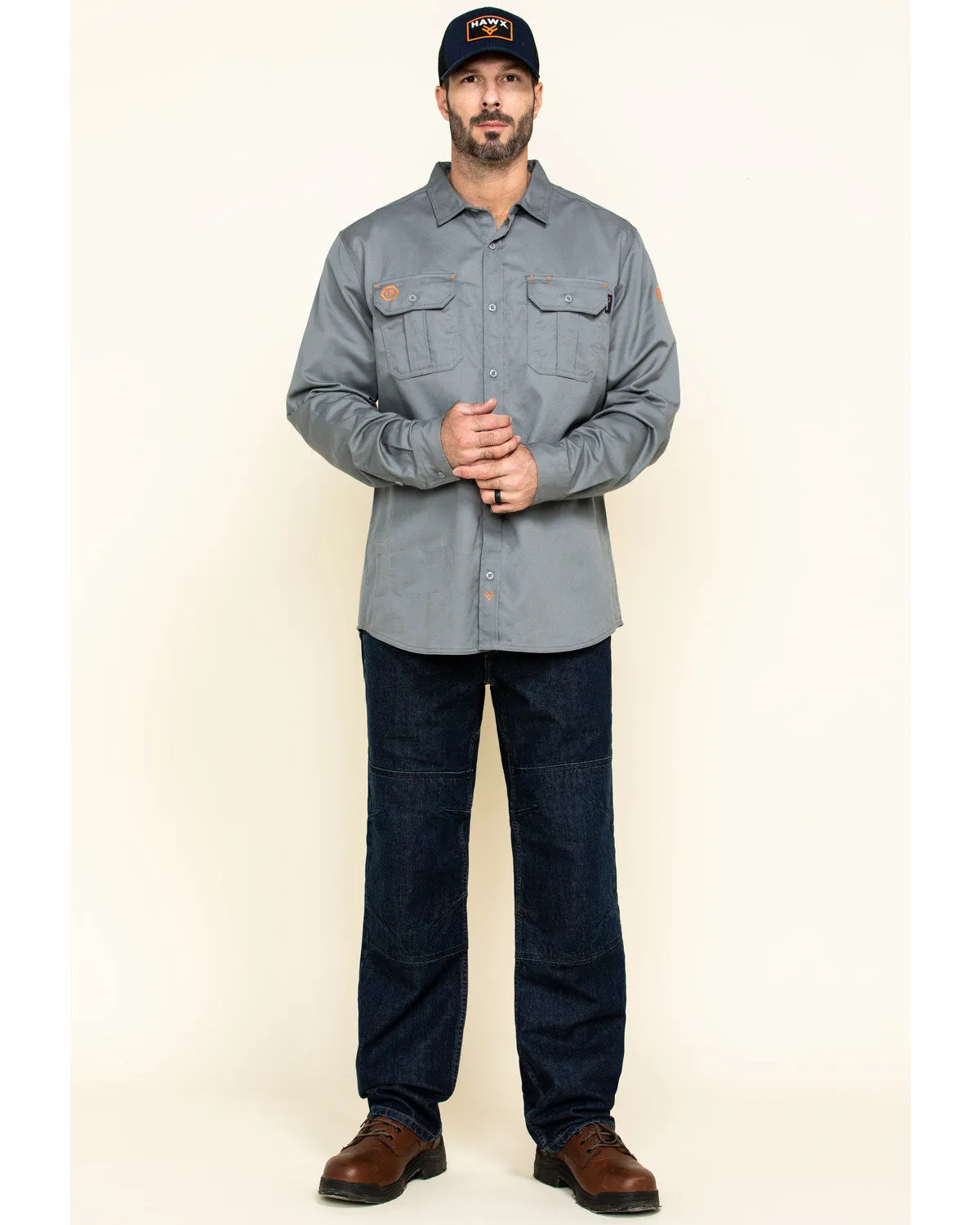 Men's FR Denim Straight Work Jeans