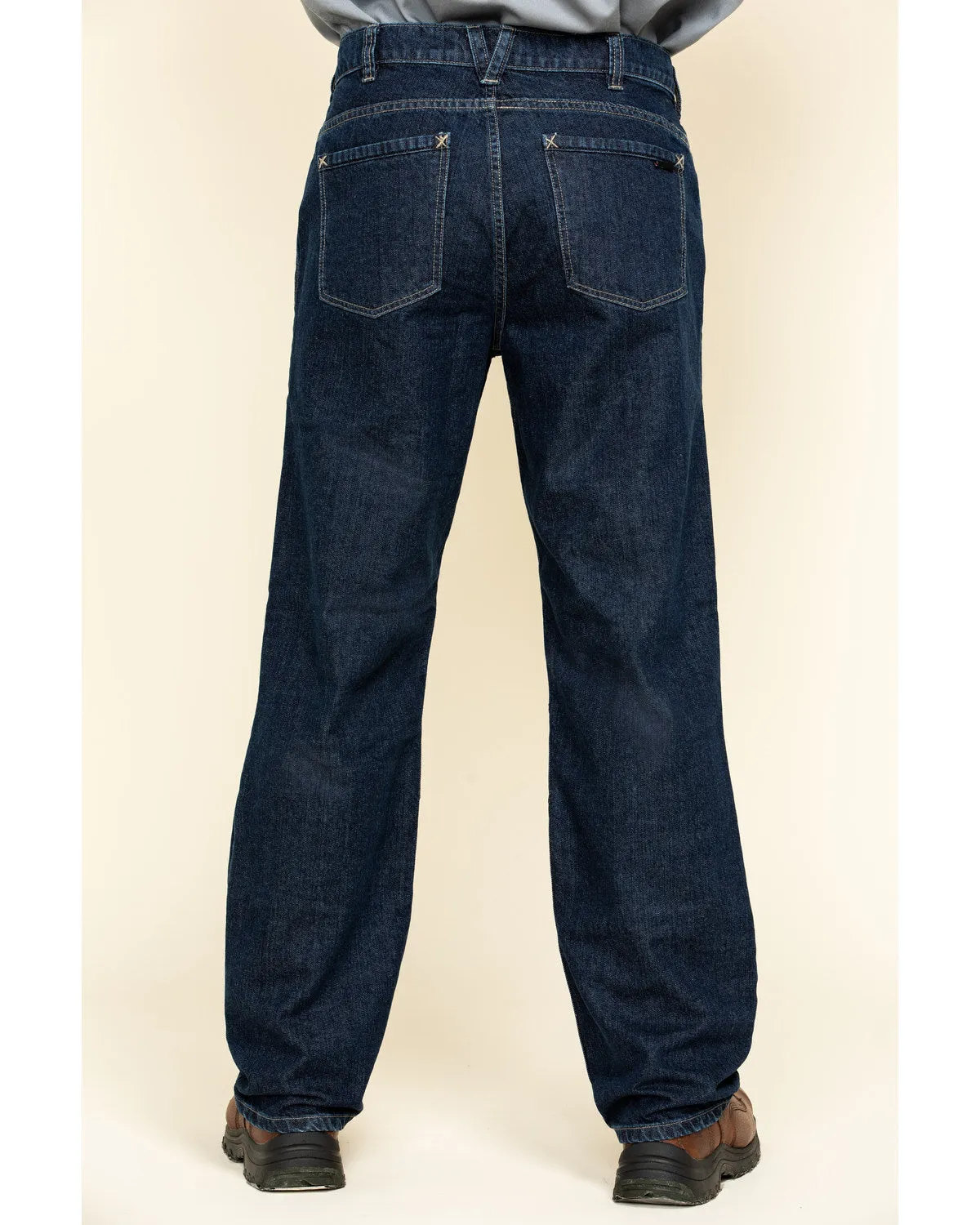 Men's FR Denim Straight Work Jeans