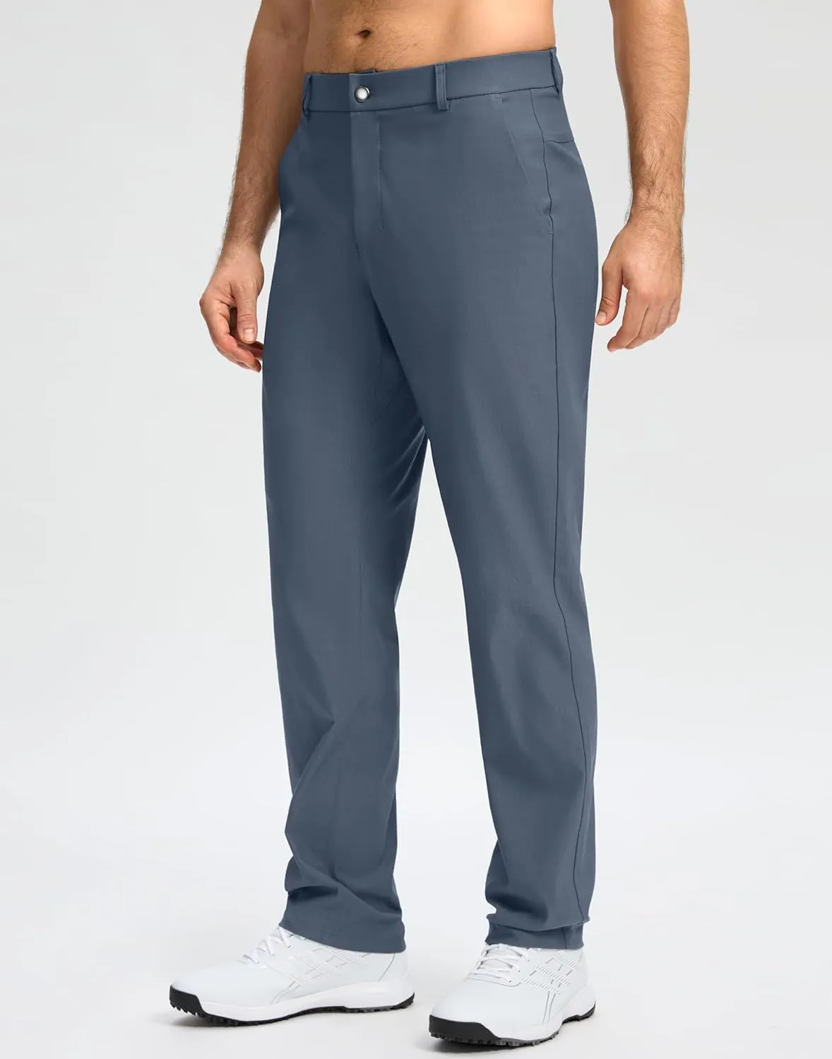 Mens Golf Pants 30"/32"/34" Stretch Dress Pants Quick Dry Casual Slacks Work Business Trousers for Men with Pockets