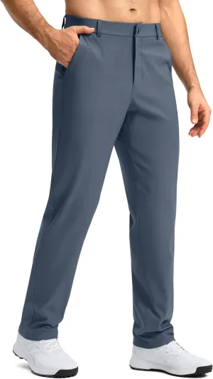 Mens Golf Pants 30"/32"/34" Stretch Dress Pants Quick Dry Casual Slacks Work Business Trousers for Men with Pockets