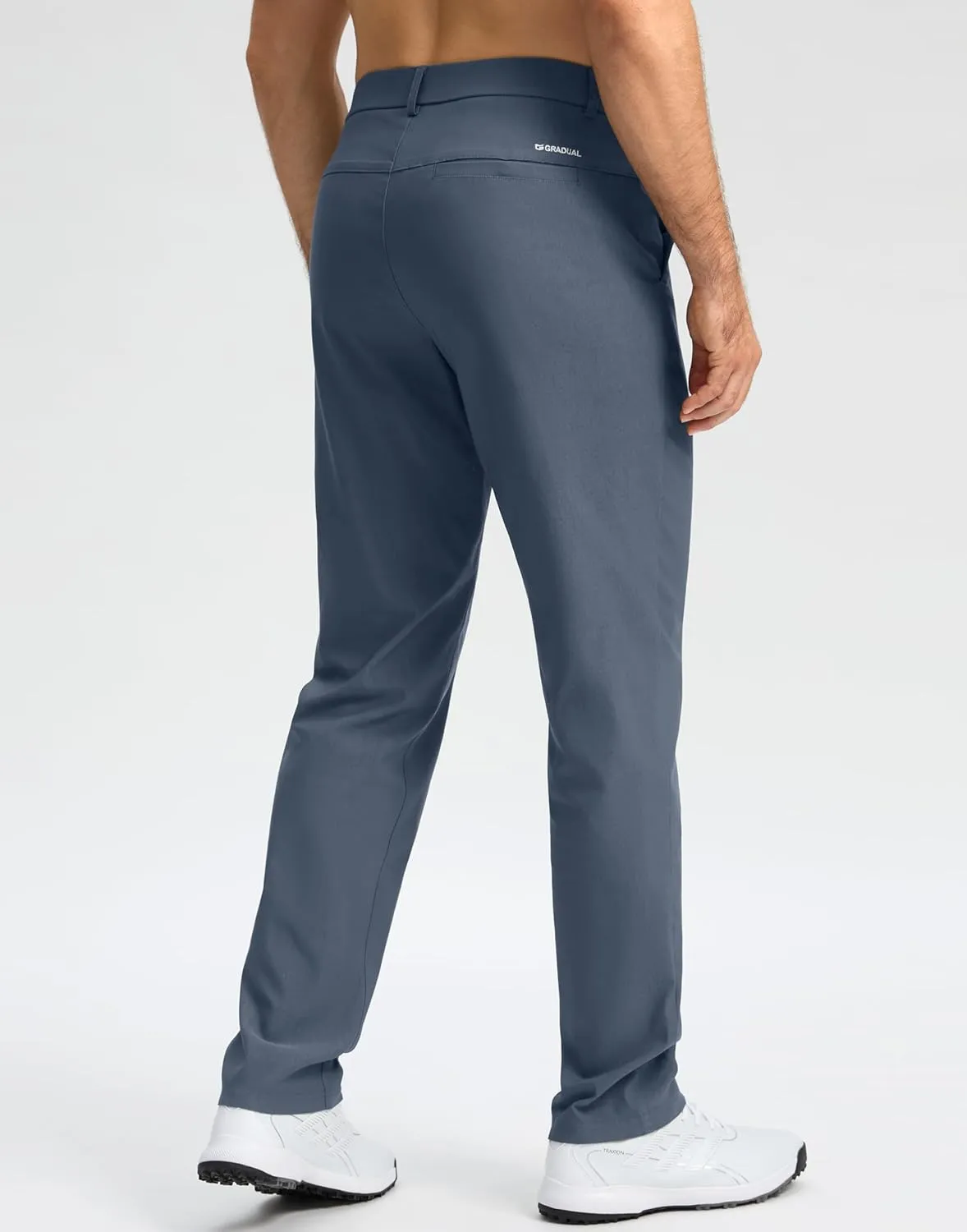 Mens Golf Pants 30"/32"/34" Stretch Dress Pants Quick Dry Casual Slacks Work Business Trousers for Men with Pockets