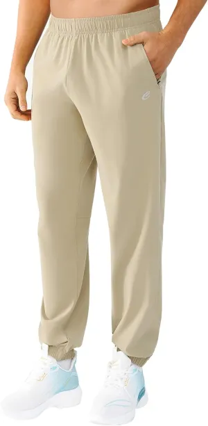 Men's Jogger Pants Lightweight Workout Running Tapered Joggers for Men with Zipper Pockets for Travel Casual