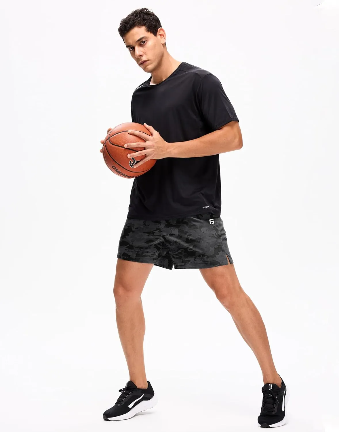 Men's Lightweight Athletic Shorts with Zipper Pockets 7"/5"/9" Gym Workout Running Quick Dry Tennis Shorts for Men