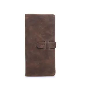Men's Premium Vintage Long Leather Wallet with Card Slots