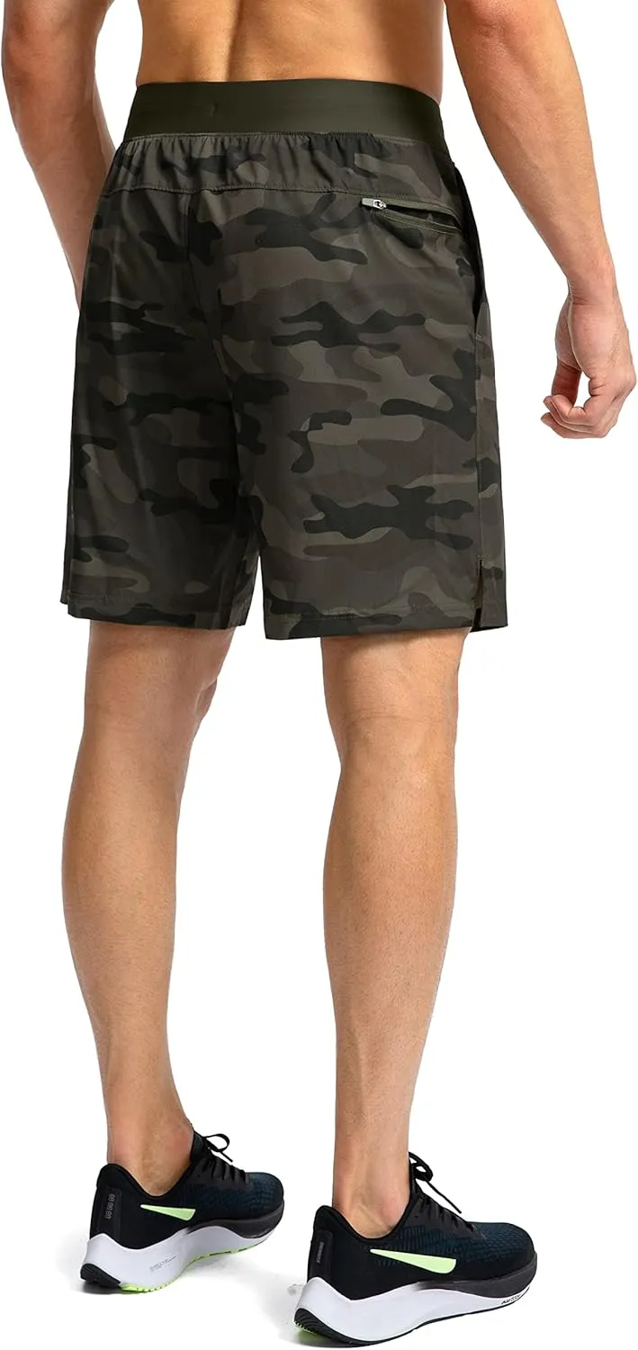 Men's Running Shorts with Zipper Pockets 7"/ 5"/ 9" Lightweight Quick Dry Basketball Gym Workout Athletic Shorts for Men