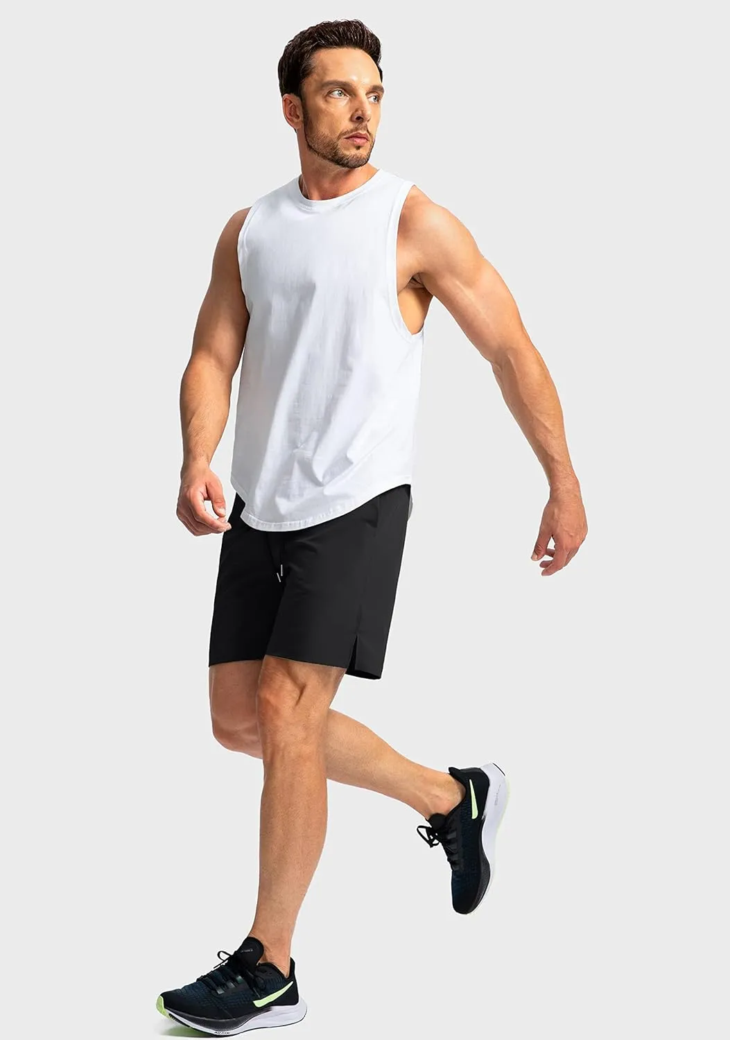 Men's Running Shorts with Zipper Pockets 7"/ 5"/ 9" Lightweight Quick Dry Basketball Gym Workout Athletic Shorts for Men