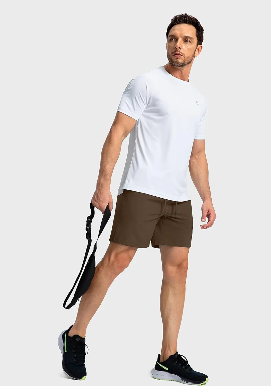 Men's Running Shorts with Zipper Pockets 7"/ 5" / 9" Lightweight Quick Dry Basketball Gym Workout Athletic Shorts for Men