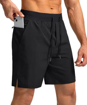 Men's Running Shorts with Zipper Pockets 7"/ 5"/ 9" Lightweight Quick Dry Basketball Gym Workout Athletic Shorts for Men