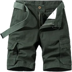 Men's Slim Fit Tactical Cargo Shorts Summer Multi Pockets Military Work Shorts