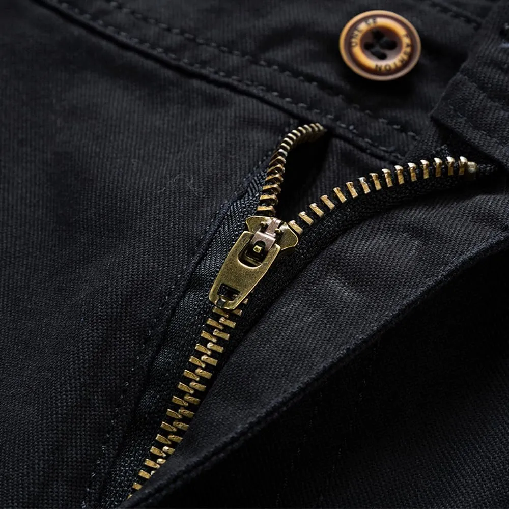 Men's Slim Fit Tactical Cargo Shorts Summer Multi Pockets Military Work Shorts