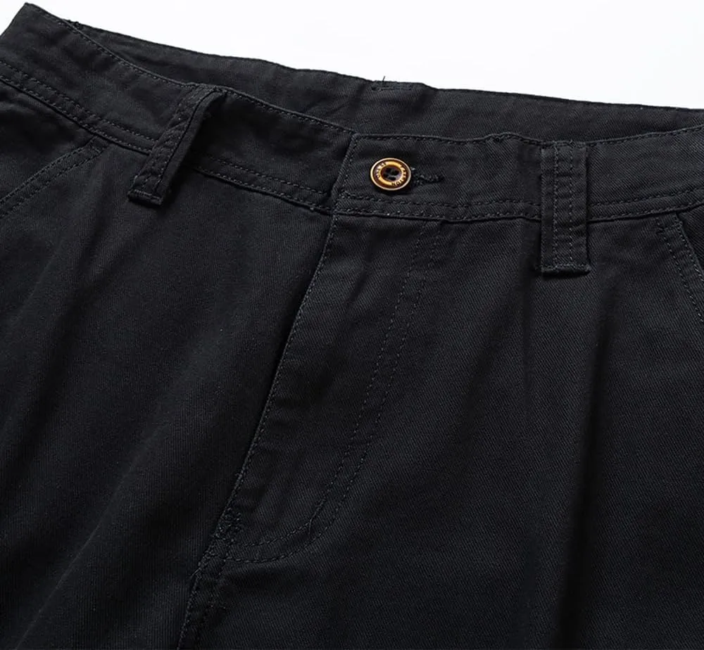Men's Slim Fit Tactical Cargo Shorts Summer Multi Pockets Military Work Shorts