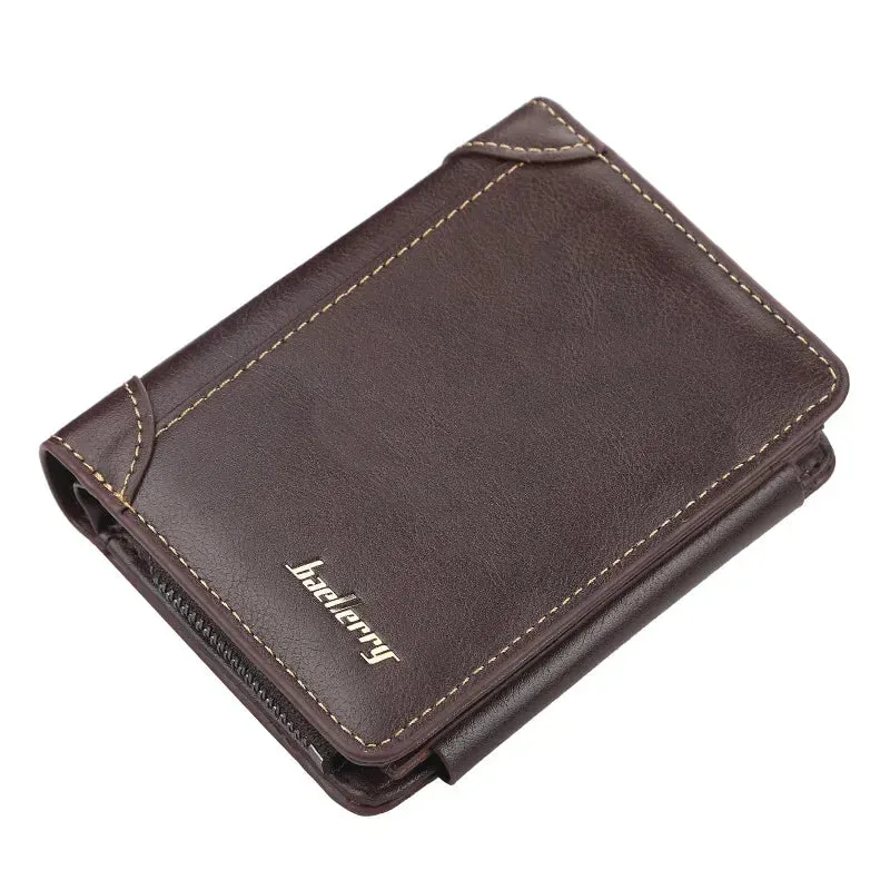 Men's Wallet - Stylish Zipper Design