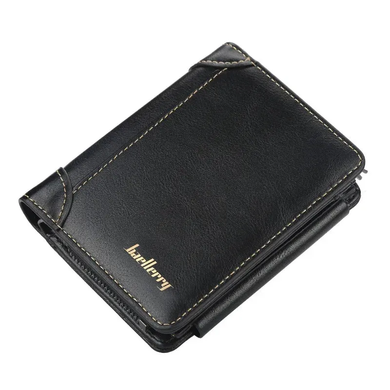 Men's Wallet - Stylish Zipper Design