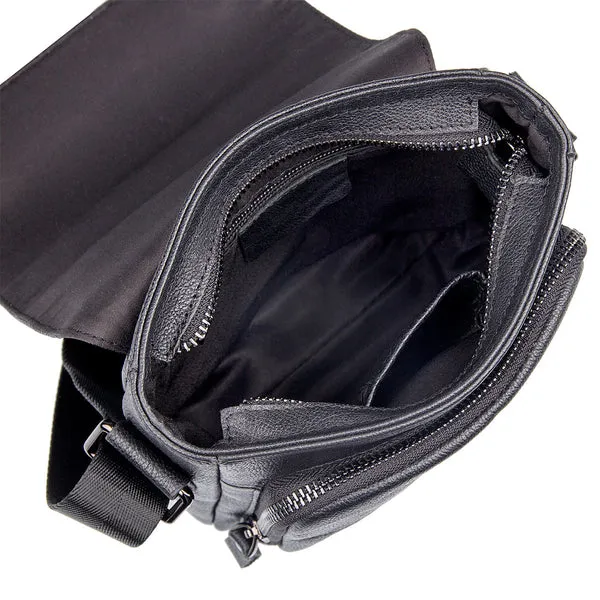 Messenger Bags For Men Leather Messenger Shoulder Bag