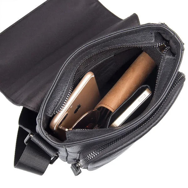 Messenger Bags For Men Leather Messenger Shoulder Bag