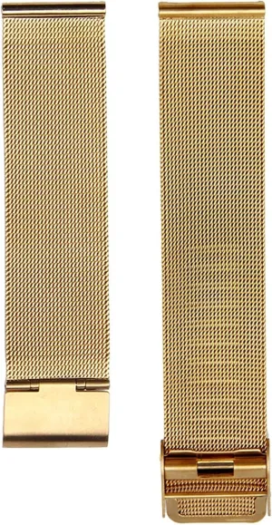 Metal Replacement Band,Watch Straps, Watchband 12mm 14mm 16mm 18mm 20mm 22mm 24mm Universal Stainless Steel Metal Watch Band Strap Bracelet(Band Color : Gold, Band Width : 24mm) ( Color : 16mm-silver