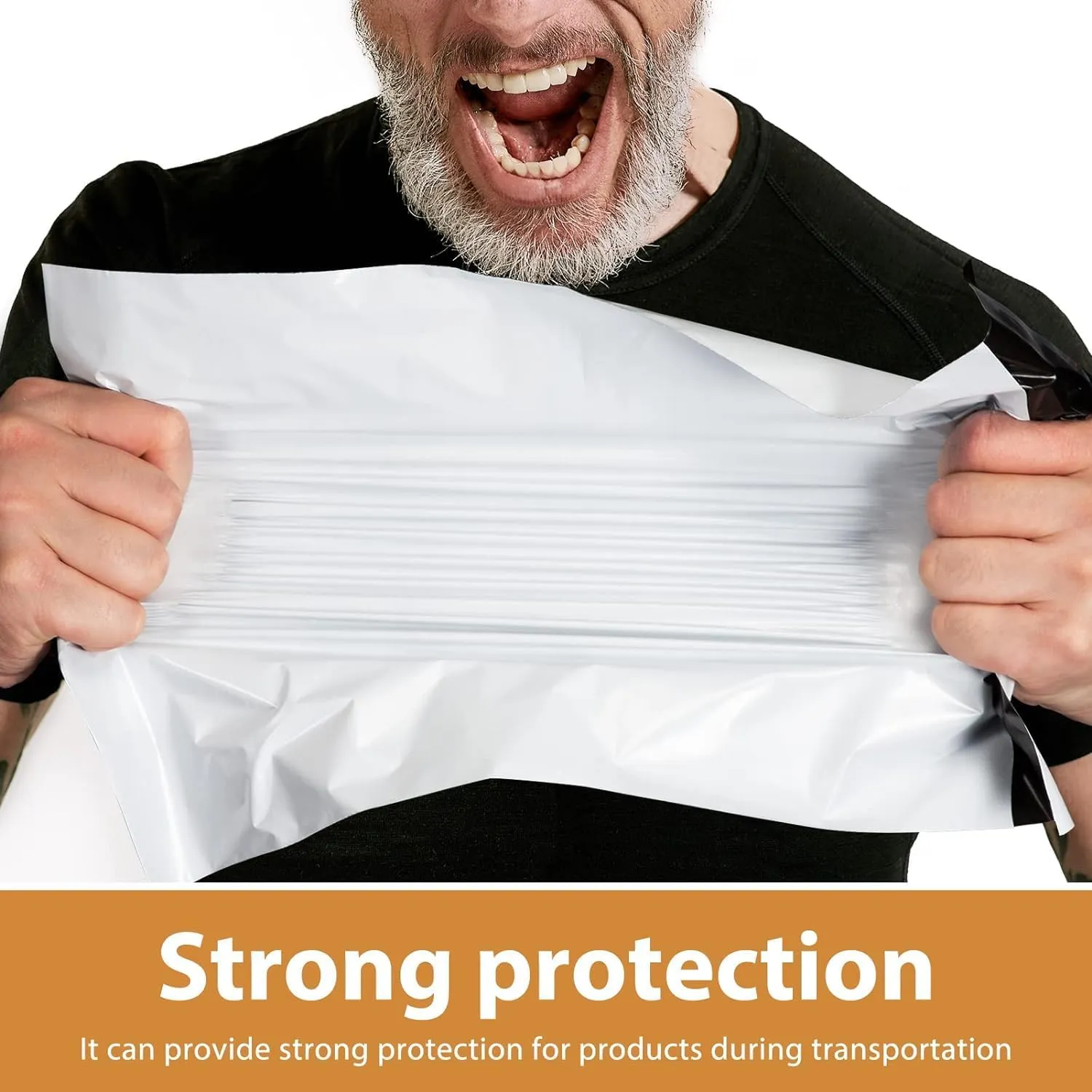 Metronic Poly Mailers 14.5x19 Inch 400pcs Shipping Bags for Clothes,Self Adhesive Shipping Envelopes for Small Business,Waterproof Mailers Poly Bags for Shipping,Packaging Mailing Bags White