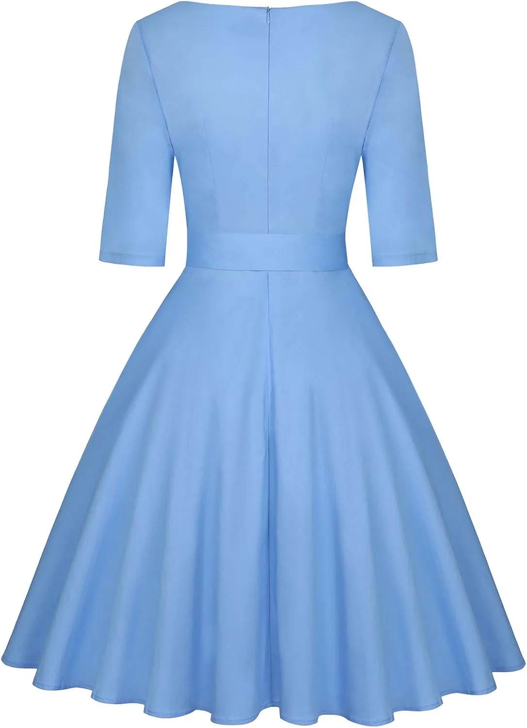 MINTLIMIT Women's 1950 Vintage Retro Rockabilly Dress Cocktail Party Prom Swing Dresses with Pockets