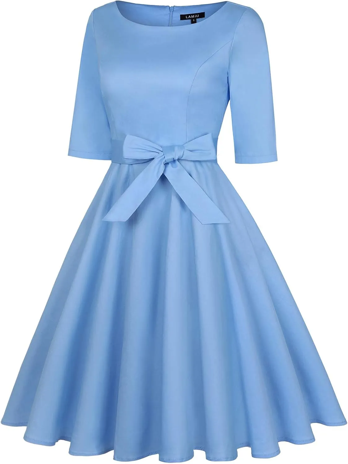 MINTLIMIT Women's 1950 Vintage Retro Rockabilly Dress Cocktail Party Prom Swing Dresses with Pockets