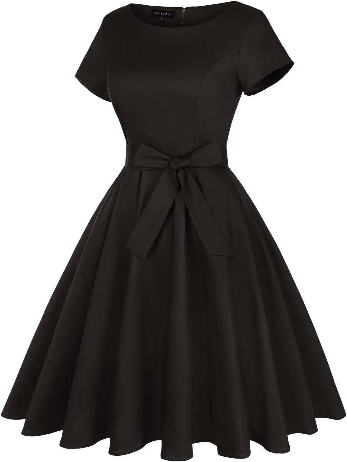 MINTLIMIT Women's 1950 Vintage Retro Rockabilly Dress Cocktail Party Prom Swing Dresses with Pockets