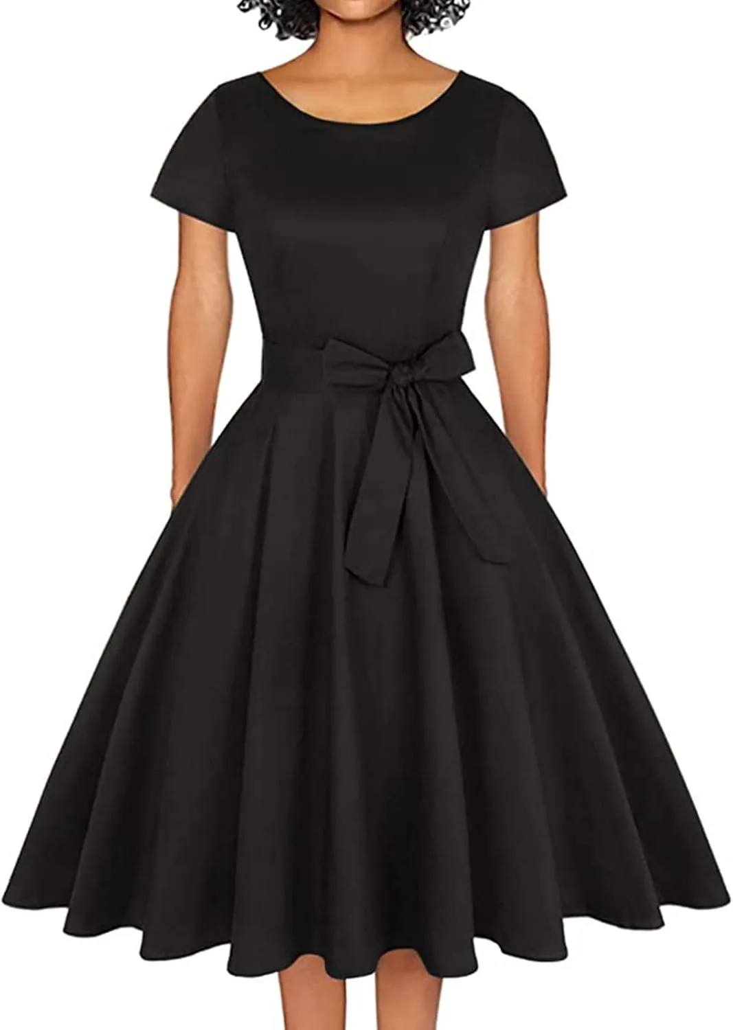 MINTLIMIT Women's 1950 Vintage Retro Rockabilly Dress Cocktail Party Prom Swing Dresses with Pockets