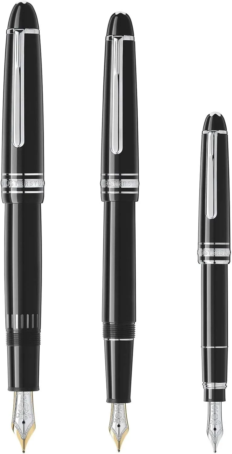 Montblanc Ink Bottle Permanent Blue 107756 – Document-Proof Refill Ink in Navy Blue for Fountain Pens, Quills, and Calligraphy Pens – 60ml Inkwell