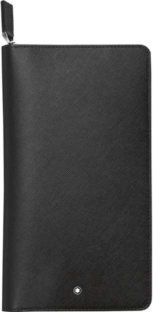Montblanc Men's Coin Pouch, Black (Schwarz), 22 Centimeters
