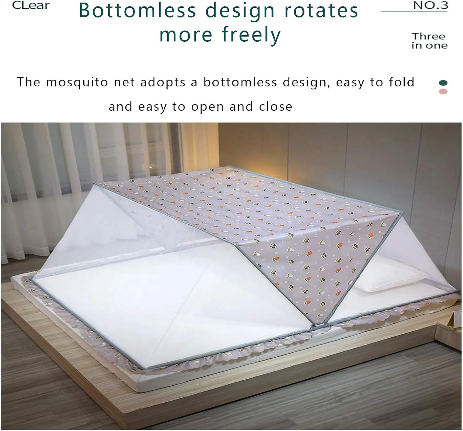 Mosquito Net with Holder Arch Portable Foldable Indoor Anti-Mosquito Cover Folding Mosquito Net Bed Mosquito Tent Installation-Travel Outdoor Anti-Mosquito Net