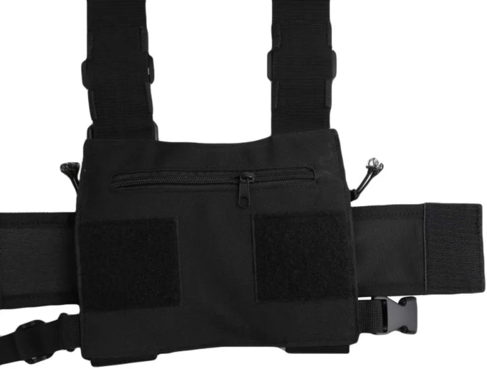 Multi-Pocket Chest Rig Bag Utility Vest Chest Bag for Men Hip Hop Chest Pack