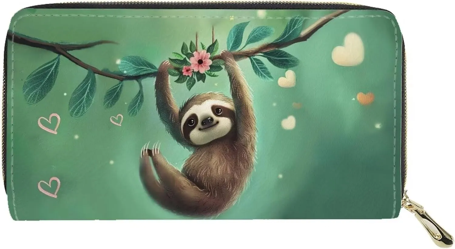 Mumeson Durable Wallet Coin Purse Portable Cosmetic Bag Makeup Bag with Strap