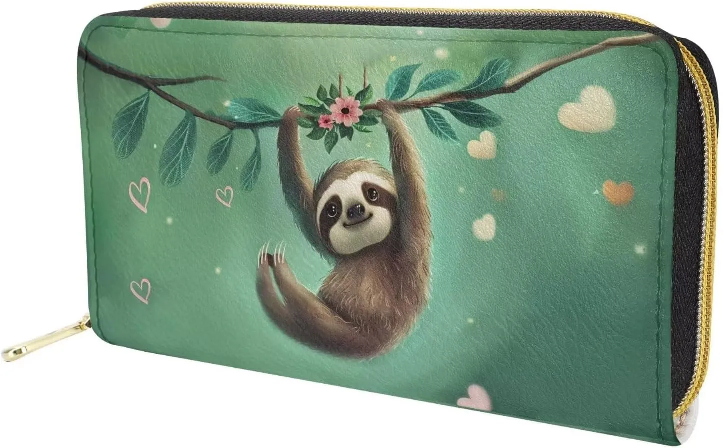 Mumeson Durable Wallet Coin Purse Portable Cosmetic Bag Makeup Bag with Strap