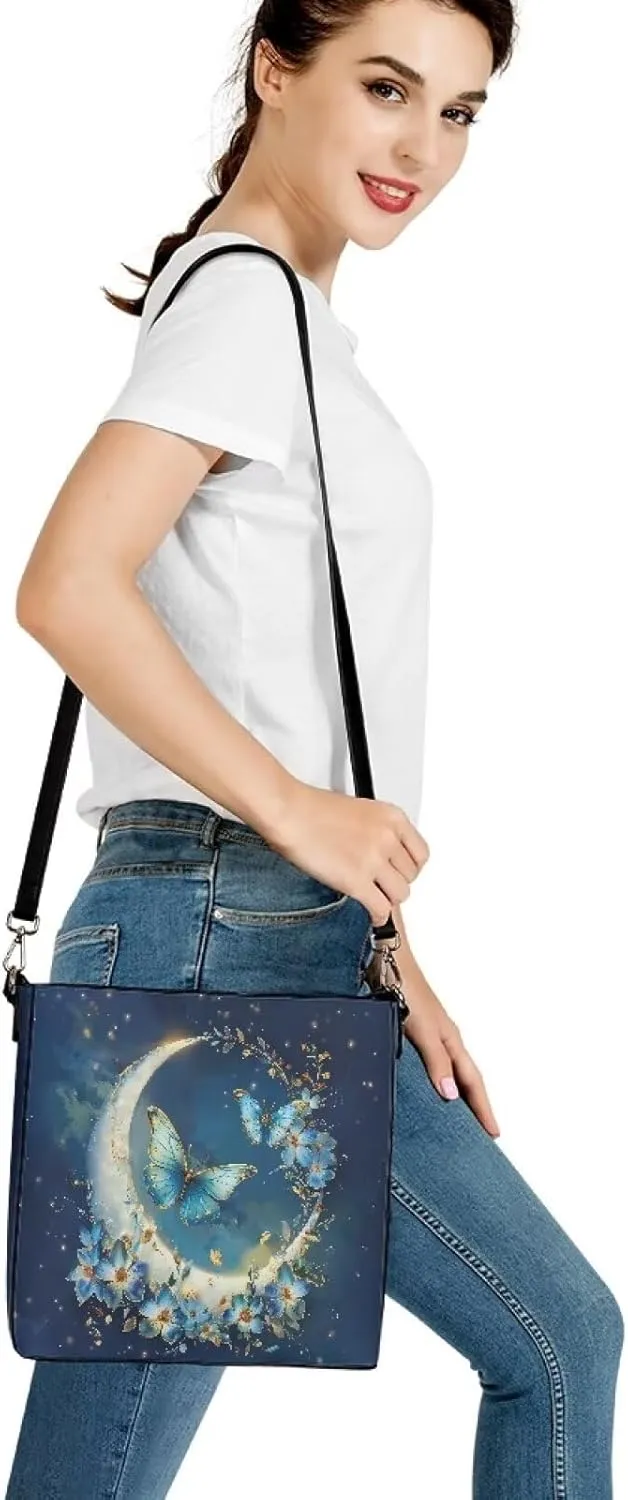 Mumeson Women's Shoulder Handbags Leather Bucket Bag Hobo Tote Bag Designer Clutch Purse Satchel Handbag with Zipper Closure