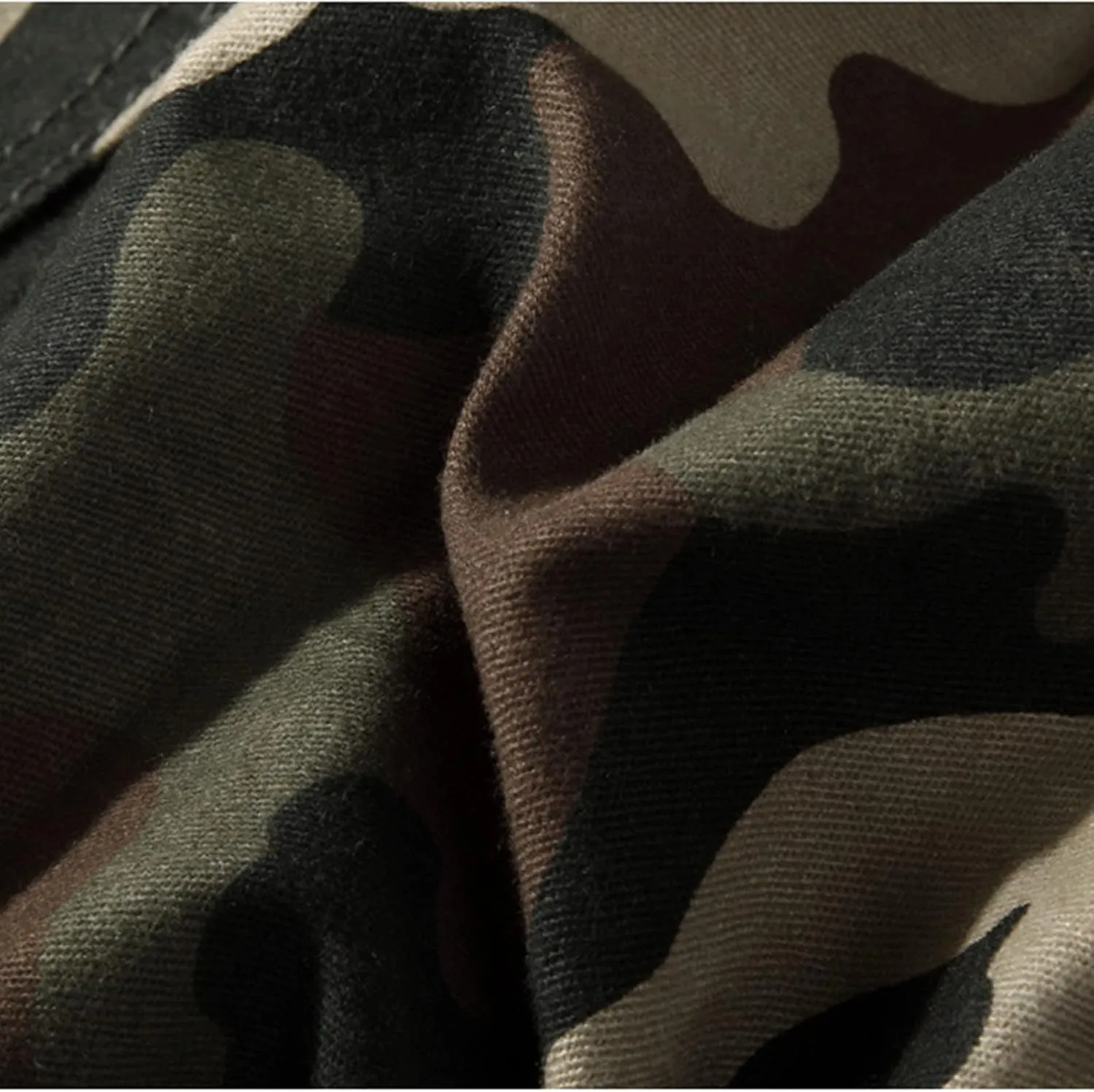 Muscularfit Baggy Cargo Pants for Men 2023 Casual Loose Multi Pockets Camouflage Trouser Lounge Buckle Zipper Camo Sweatpants